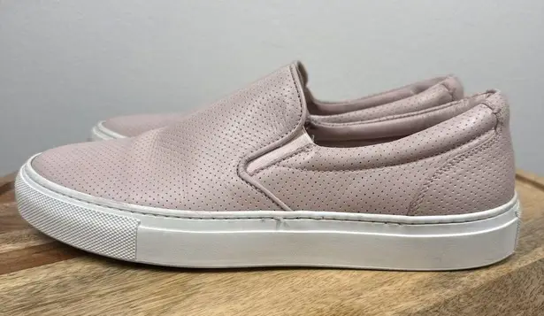 Greats The Wooster Blush Perforated Pink Leather Slip On Shoes Womens Size 9.5