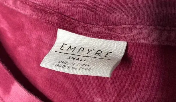 Empyre Sloane Road to Nowhere Tie Dye Graphic Tee Short Sleeve Small T