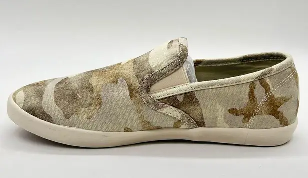 Seavees  Shoes Womens 9 Sage Camo Baja Slip On Herringbone Twill Shoes NEW