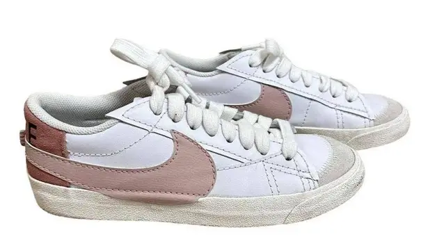 Nike  Blazer Low 77 Jumbo Pink White Casual Lifestyle Shoes Women's 11 DQ1470-102