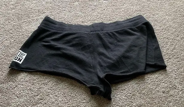 PINK - Victoria's Secret PINK Victoria’s Secret Black Sweat Shorts SIZE M