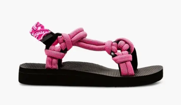 BRAND NEW Arizona Love Trekky Rope Pink Sandals, New with Tags Size 38 MSRP $140