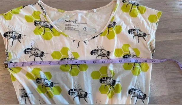 Select Marigold Design by Janny Woo honeybee honeycomb cotton dress small