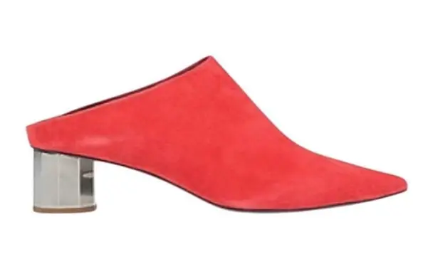 Proenza Schouler Suede Mules Red size 6