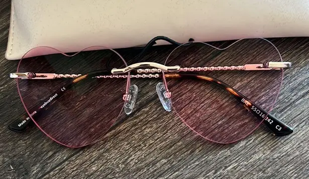 Pink Heart Shaped Glasses