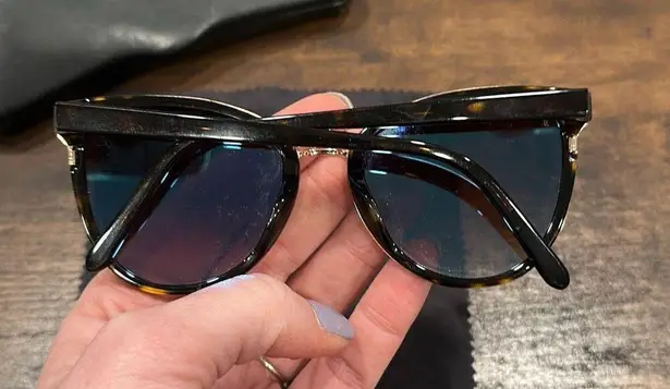 Jimmy Fairly Womens C51 Cellulose Acetate Frame Sunglasses Tortoise Cat eye Case Brown - Image 6