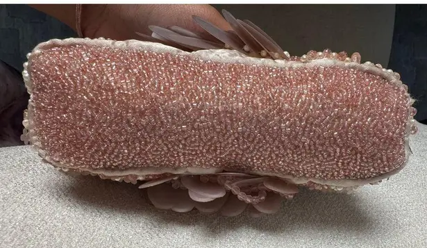 Handcrafted in India Viral Beaded, Sequin, and Pearl Embellished Pink Mini Bag