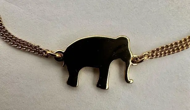 Stella & Dot elephant charm bracelet