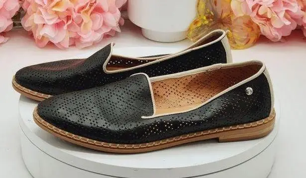 Pikolinos  Merida Punched Leather Loafers Sz 6.5 - 7