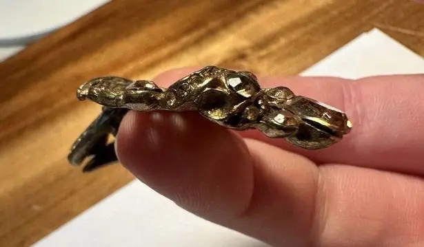 Vintage Signed Tara Rhinestone Dangle Clip On Earrings Missing Rhinestones