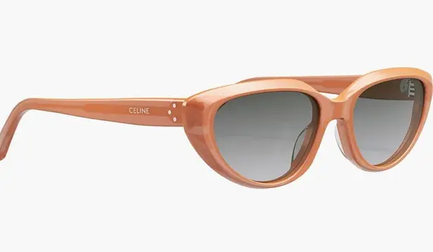 CELINE Authentic CAT eye 55 Acetate sunglasses
