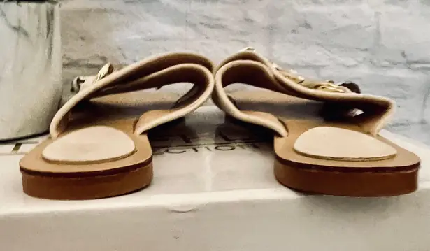 Boutique Faux Suede Chain Sandals