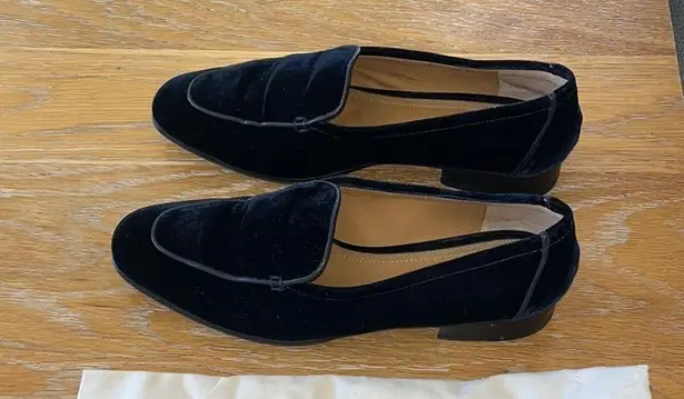 The Row Adam Velvet Loafer