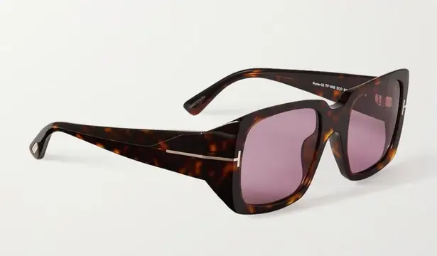 Tom Ford  Ryder 02 TF1035 Tortoiseshell Sunglasses Square Shape Acetate NEW