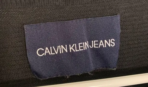 Calvin Klein Jeans  Crewneck Sweater Black Ribbed