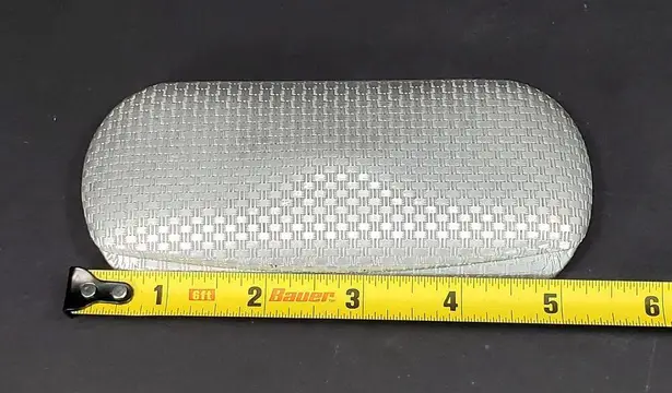 American Optical Aluminum Spectacles Glasses Case Vtg Cosplay 5.5" Silver