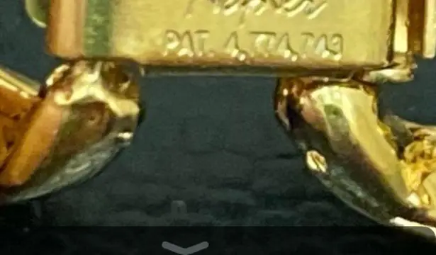 Vintage NAPIER Pat 4.774.749 Gold Link Chain 16” Chunky Necklace 62.7g