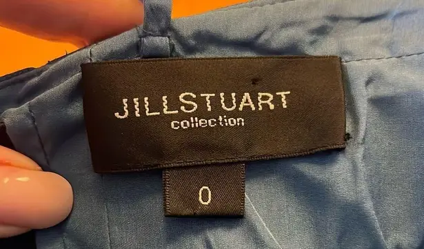 Jill Stuart Silk Strapless Dress