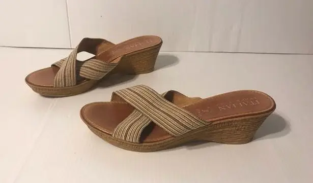 Italian Shoemakers  sandals made in Italy women size 11