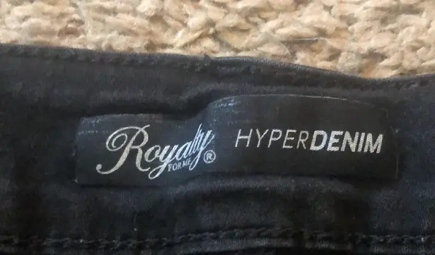 Royalty For Me  HyperDenim Black Skinny Jeans