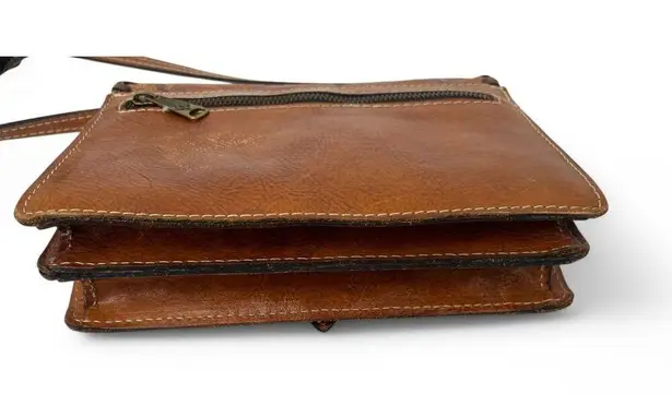 Patricia Nash The Lanza Crossbody Bag Tooling embossed leather Purse