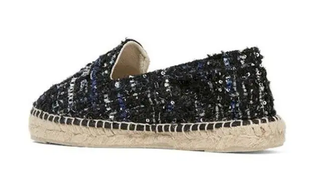 Manebi Women's Hamptons Espadrille Flat Size 9.5 Blue