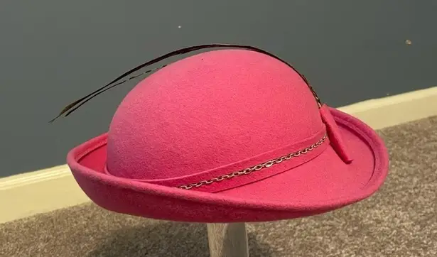 30s Bubblegum bowler hat Pink