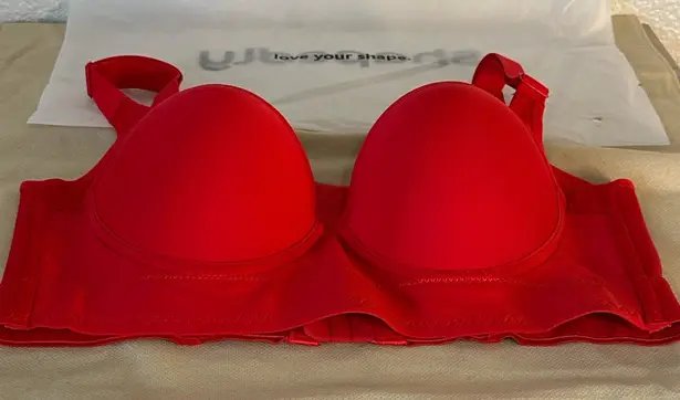 Shapedly Back Smoothing Shaping Red Bra Size undefined