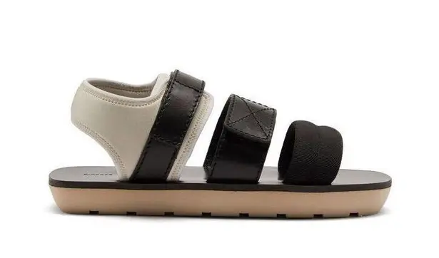 Proenza Schouler Neoprene And Leather Sandals Size 6