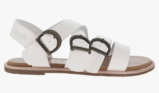 Blowfish Malibu Rumor White Strappy Sandals with Ankle Buckle Size undefined