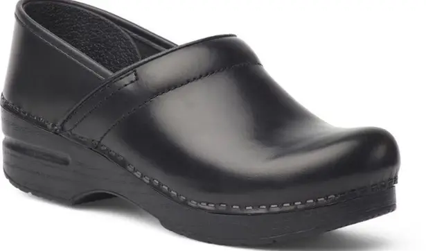 Dansko Matte Black Cabrio Clogs