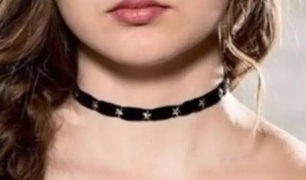Ettika 5/$25 Revolve Star Choker Necklace in Black/Gold