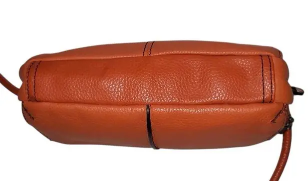 Tignanello Leather Crossbody Bag Orange
