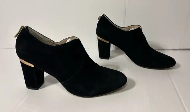 Adrienne Vittadini Black Heeled Boots women size 10 M