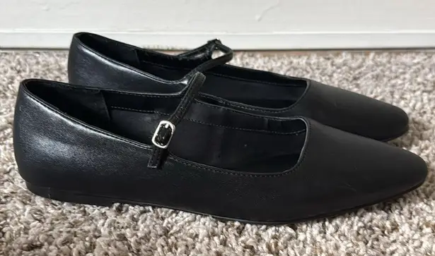 Open Edit  9 Black Women's Mary Jane Flats thumbnail 3