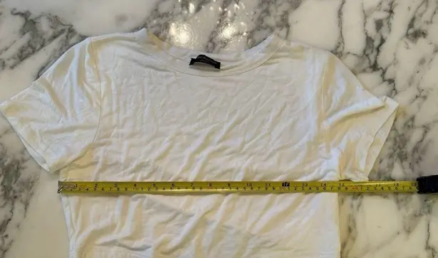 Naked Wardrobe NWOT Micro Crop Top White Size Large | Nordstrom