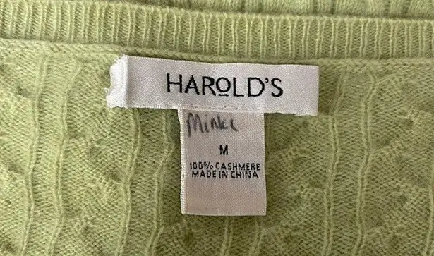 HAROLD’S Cashmere Sweater V