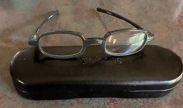 Vintage Y2K Eyebobs Reading Glasses with +1.25 correction Gray