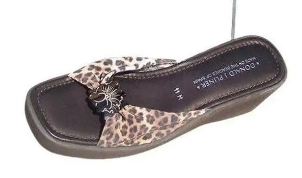 Donald Pliner Elastic Mesh Sandal Wedge Shoe New Flexible Non Slip Sole $220 NIB