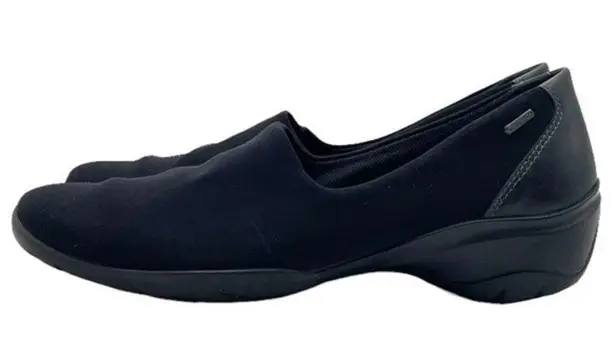 Ecco Shoes Rise GTX GoreTex Black Slip On Loafer Walking Shoes Women’s Size 40