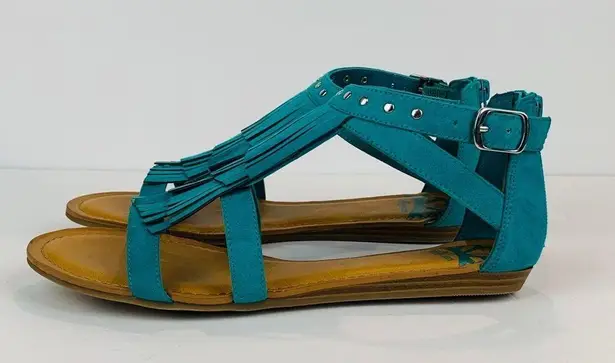 Fergalicious Dusty Sandal Turquoise Size 7.5
