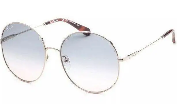 Salvatore Ferragamo  rose gold round sunglasses 🦋