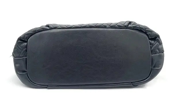 Big Buddha Black Hobo Shoulder Bag Chain Strap Faux Leather Large Slouchy Purse