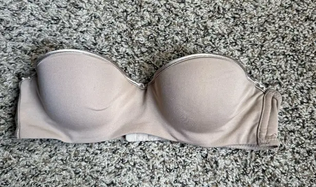 Natori Bra Tan Reflex Strapless Contour Padded Underwire
