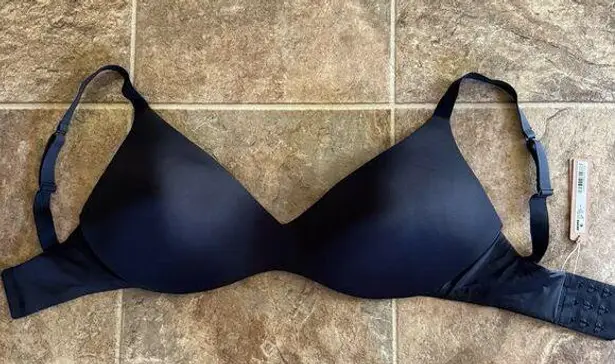 SKIMS Wireless Form Push up Bra Onyx Size 34H