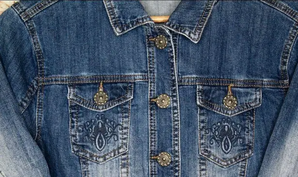 Christopher & Banks  VTG Western Style Jean Jacket