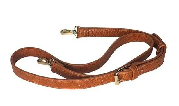 American Vintage NEW Crossbody Shoulder HANDBAG STRAP Adjustable 36-44" (18-22"Drop) Brown Gold