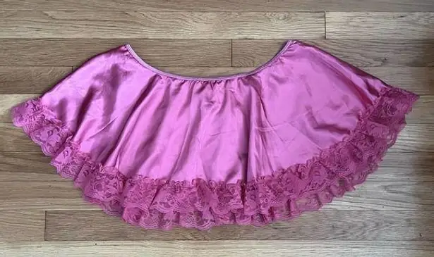 None Lace Trim Satin Tutu Skirt - Size UNKNOWN