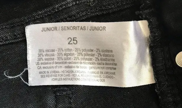 William Rast High Rise Black Jeans Slim Fit