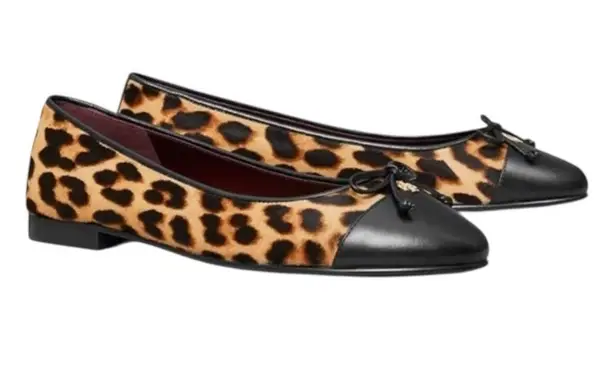 Tory Burch  cap-toe ballerina shoes Sz 6 M - Image 1